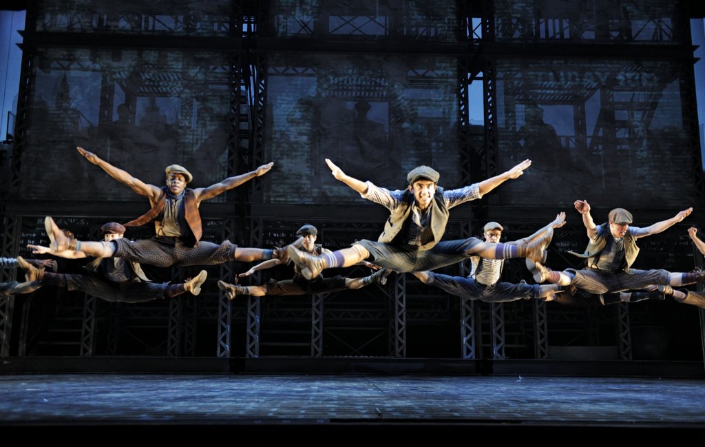 Photo from the movie Newsies: The Broadway Musical