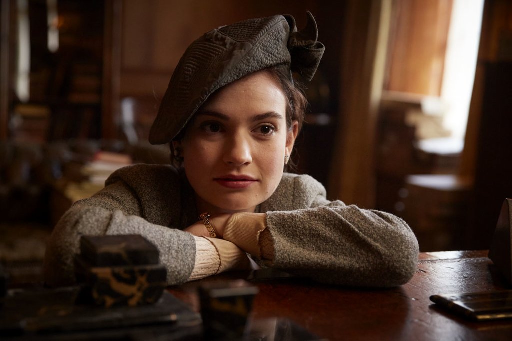 Photo from the movie The Guernsey Literary and Potato Peel Pie Society