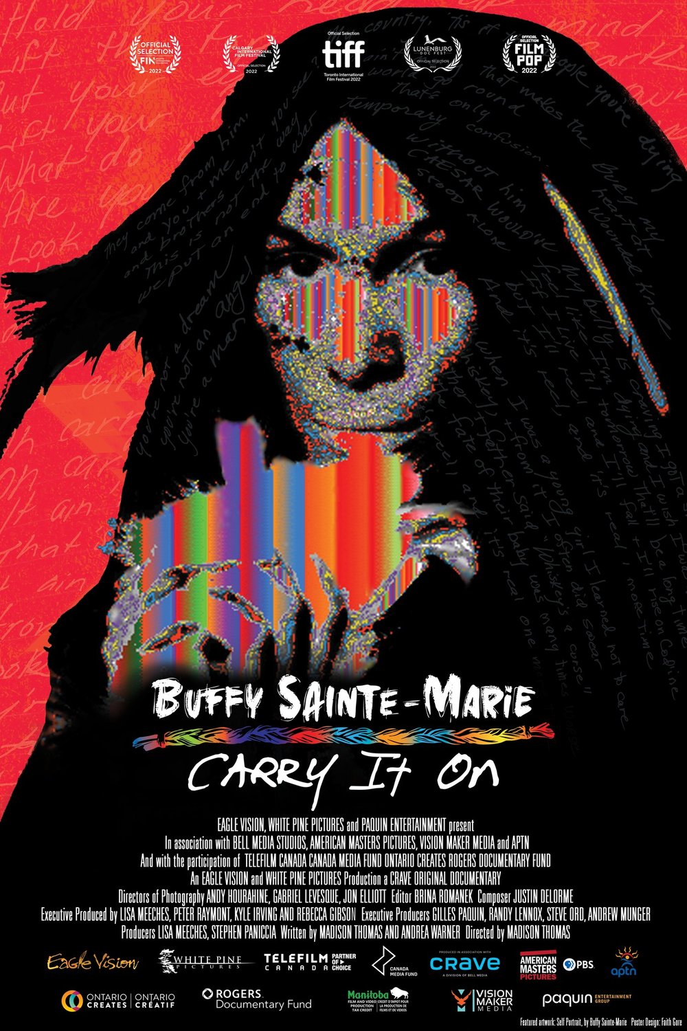 L'affiche du film Buffy Sainte-Marie: Carry It On [2022]
