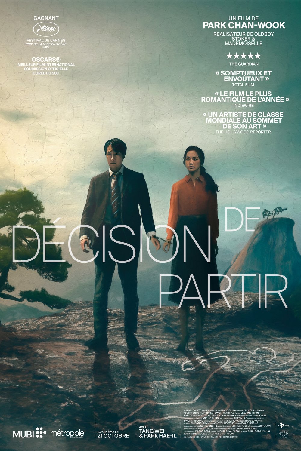 L'affiche du film Décision de partir