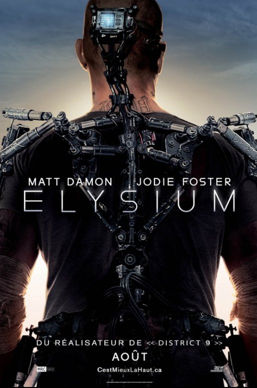 L'affiche du film Elysium