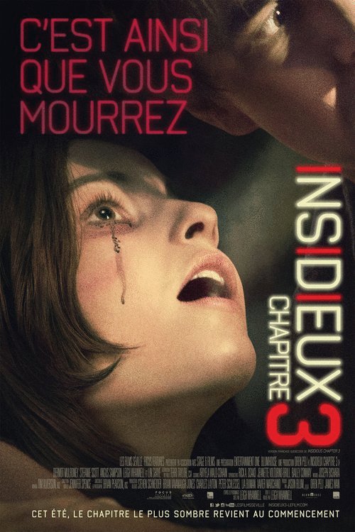 L'affiche du film Insidieux: Chapitre 3