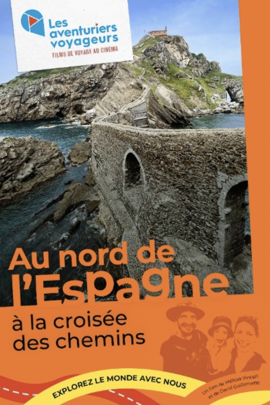 L'affiche du film Les aventuriers voyageurs: Au nord de l'Espagne, à la croisée des chemins [2024]