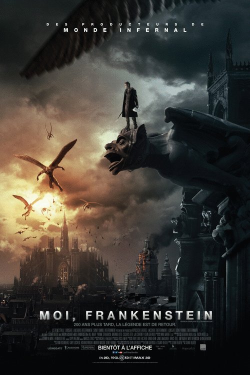 L'affiche du film Moi, Frankenstein [2014]