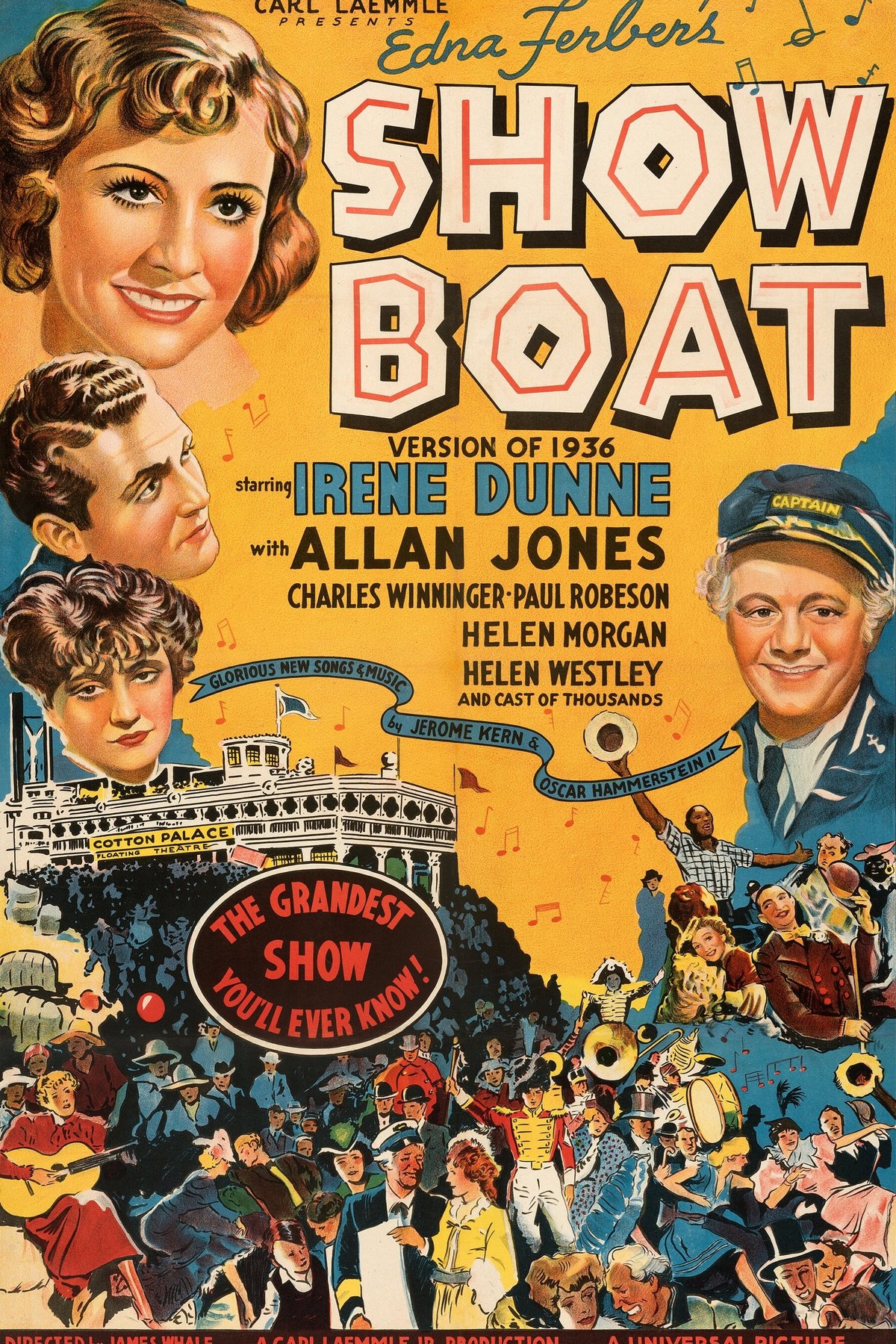 L'affiche du film Show Boat [1936]