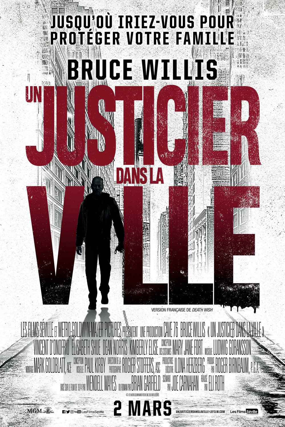 L'affiche du film Un Justicier dans la ville [2017]