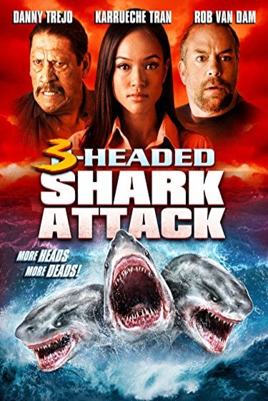 Poster of the movie 3-Headed Shark Attack [2015]