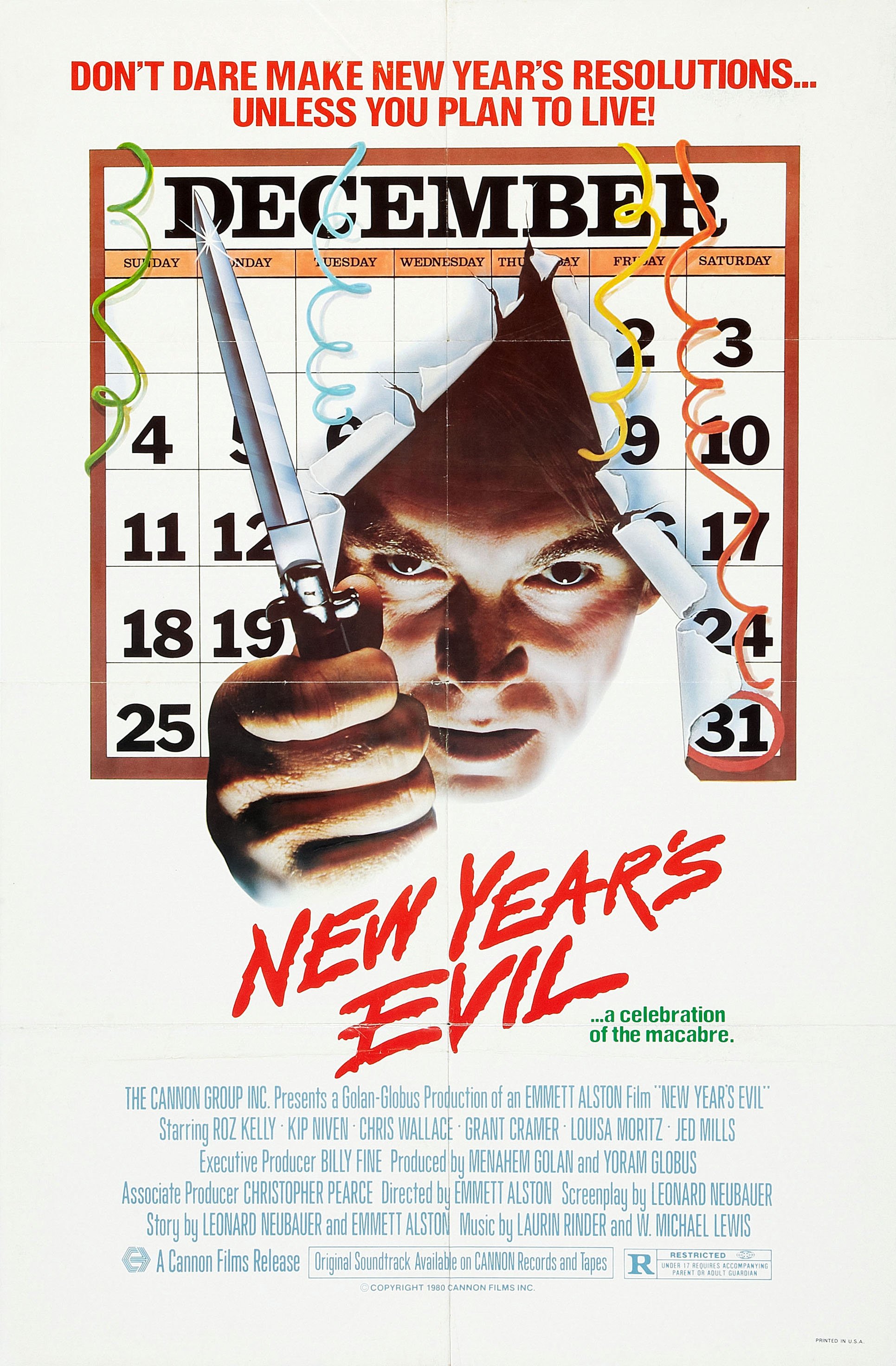 L'affiche du film New Year's Evil