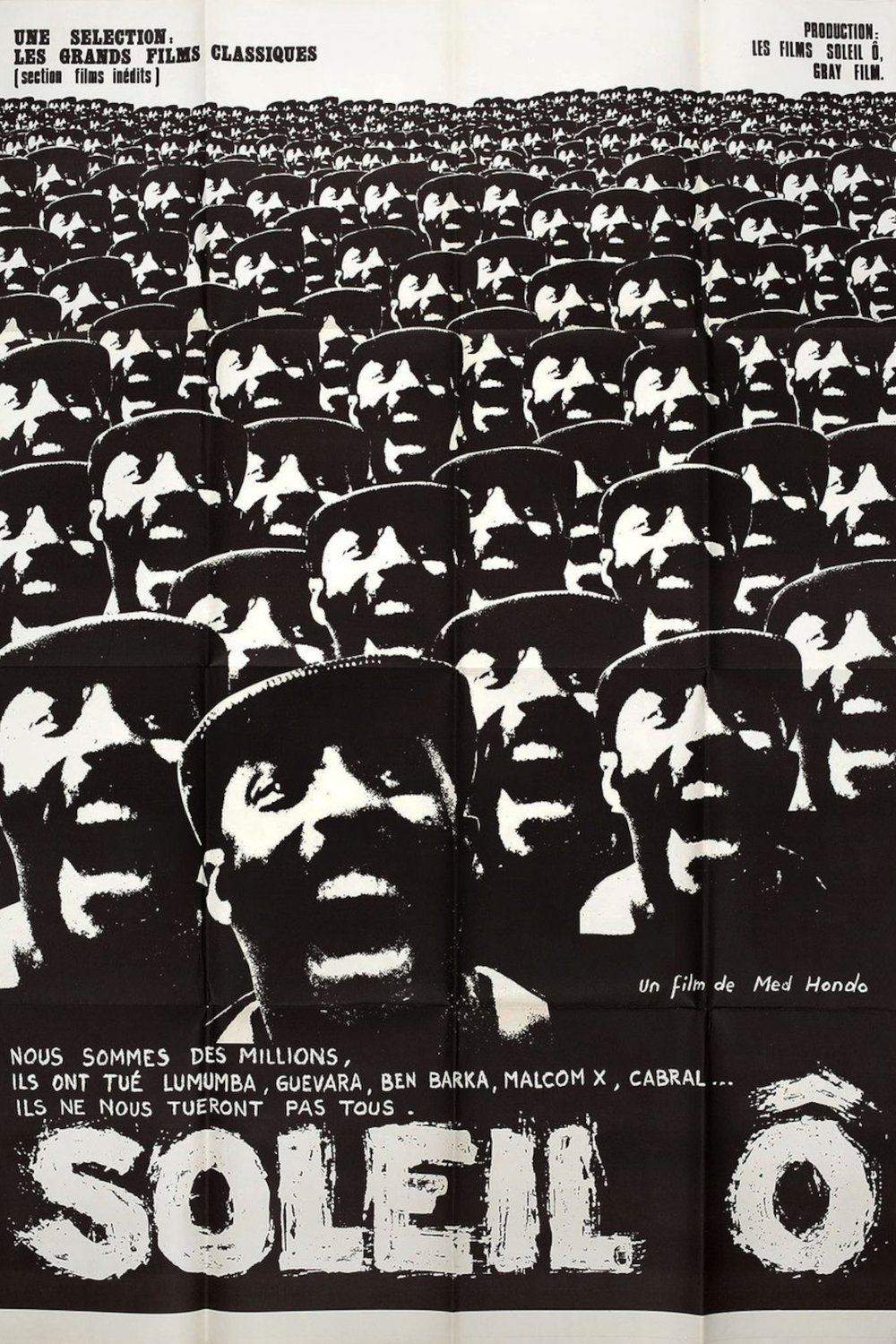 L'affiche du film Soleil Ô [1970]