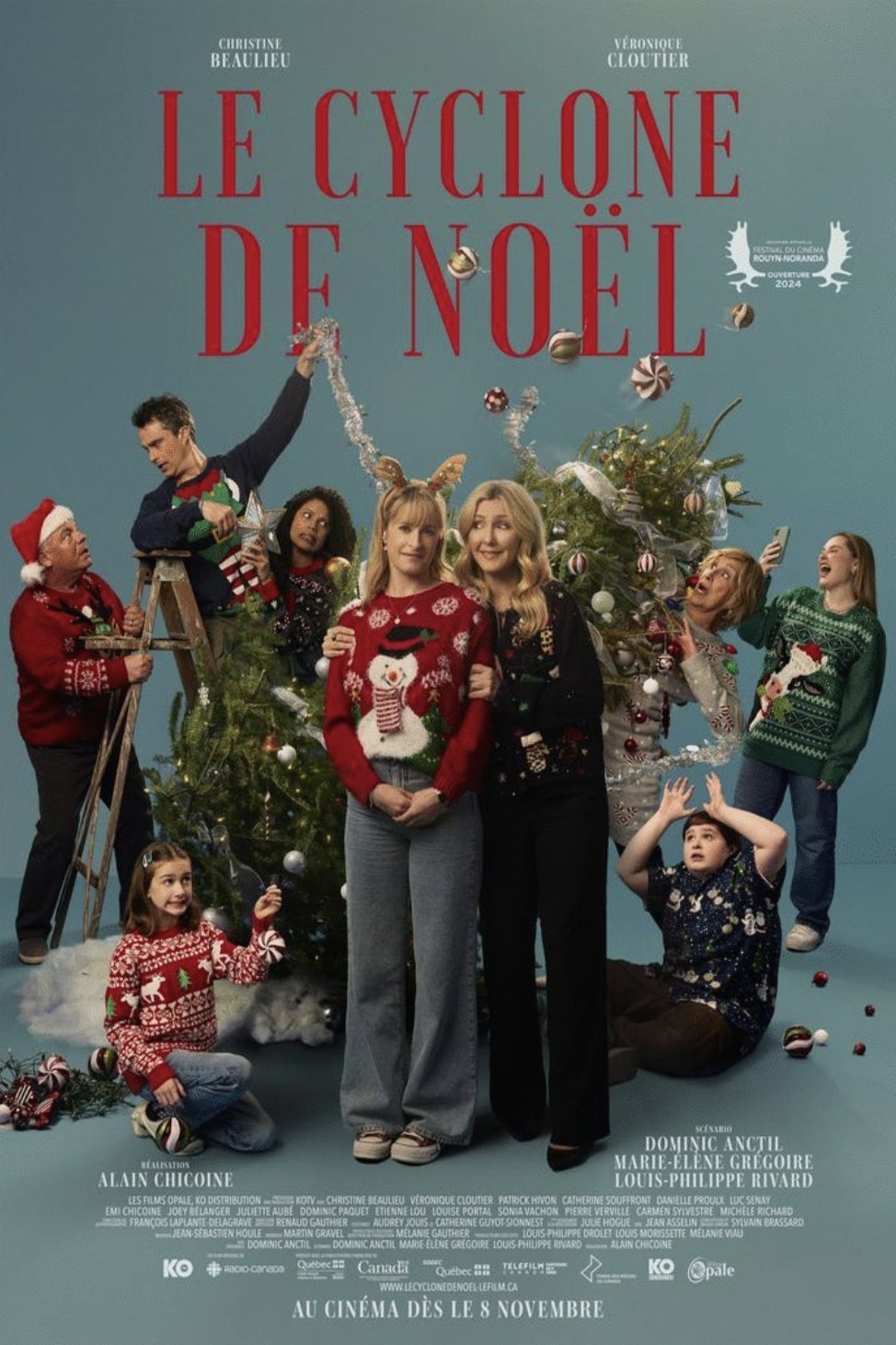 L'affiche du film Le Cyclone de Noël