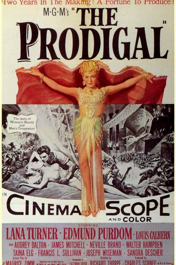 L'affiche du film The Prodigal [1955]