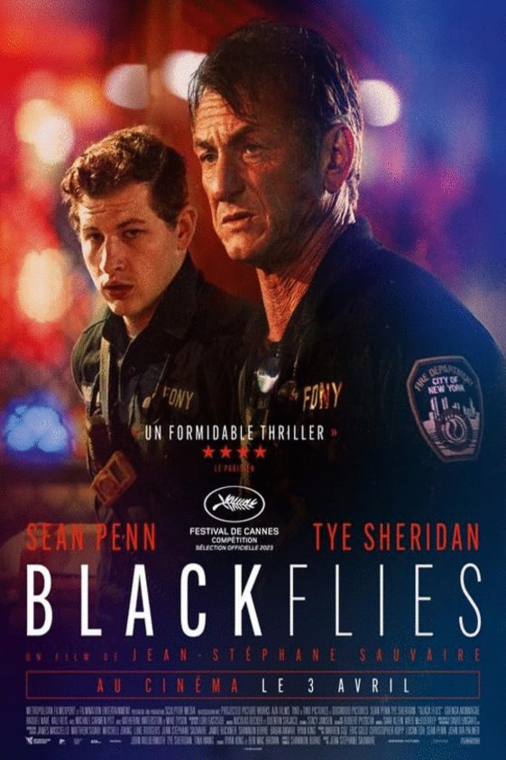 L'affiche originale du film Black Flies en anglais