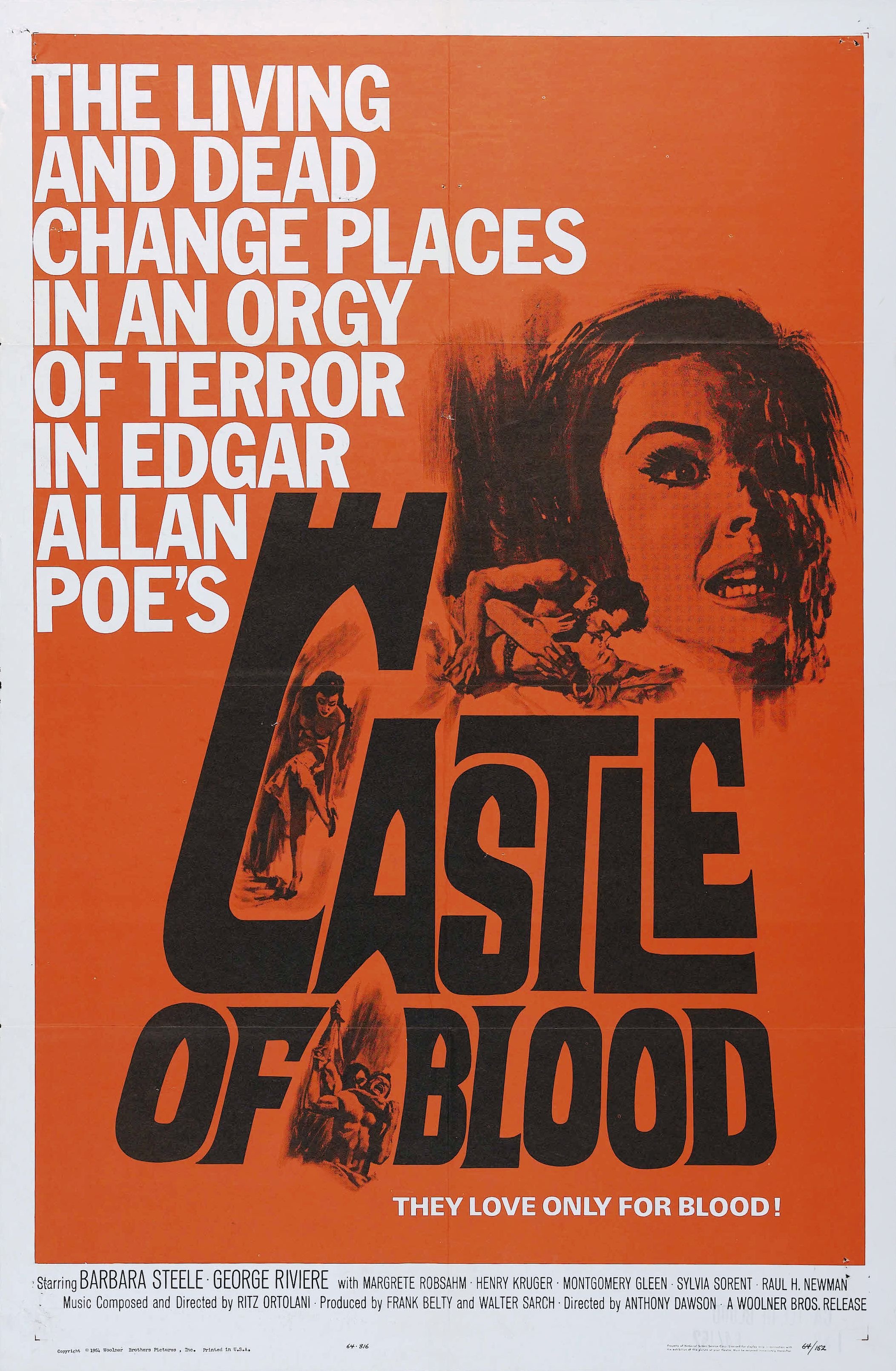 Poster of the movie Castle of Blood [1964]