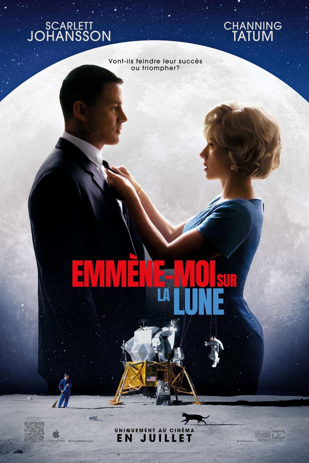 L'affiche du film Emmène-moi sur la Lune