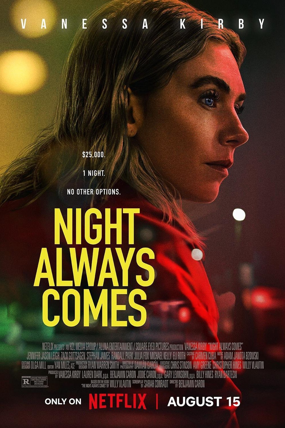 L'affiche du film Night Always Comes