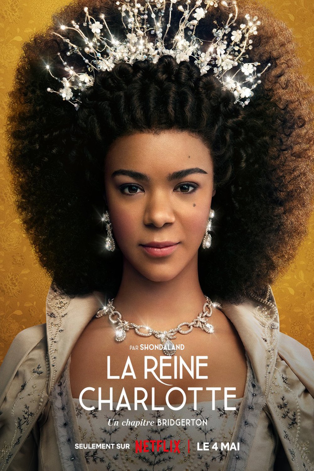 L'affiche du film La Reine Charlotte: Un chapitre Bridgerton