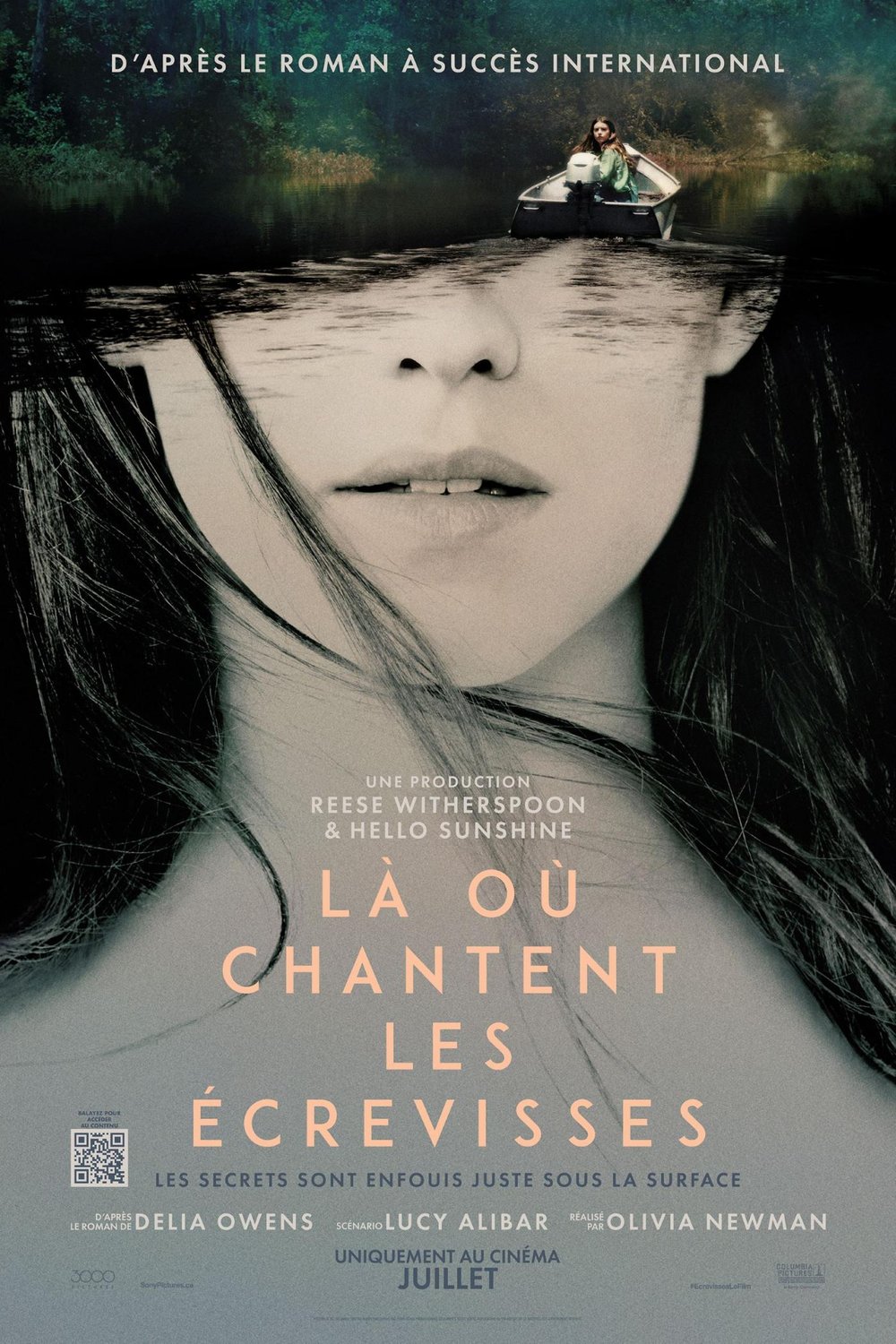 L'affiche du film Là où chantent les écrevisses