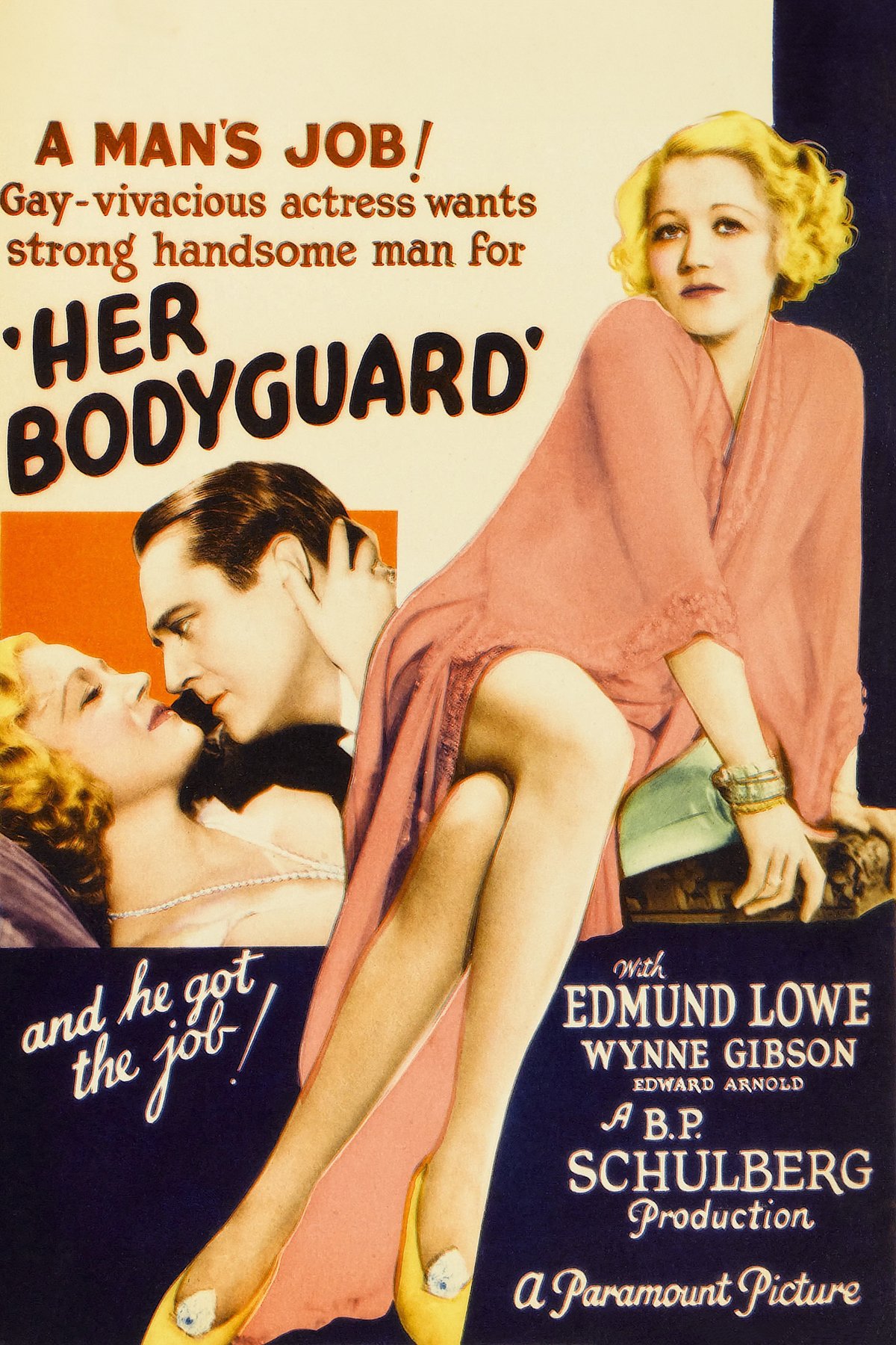 Poster of the movie Her Bodyguard [1933]