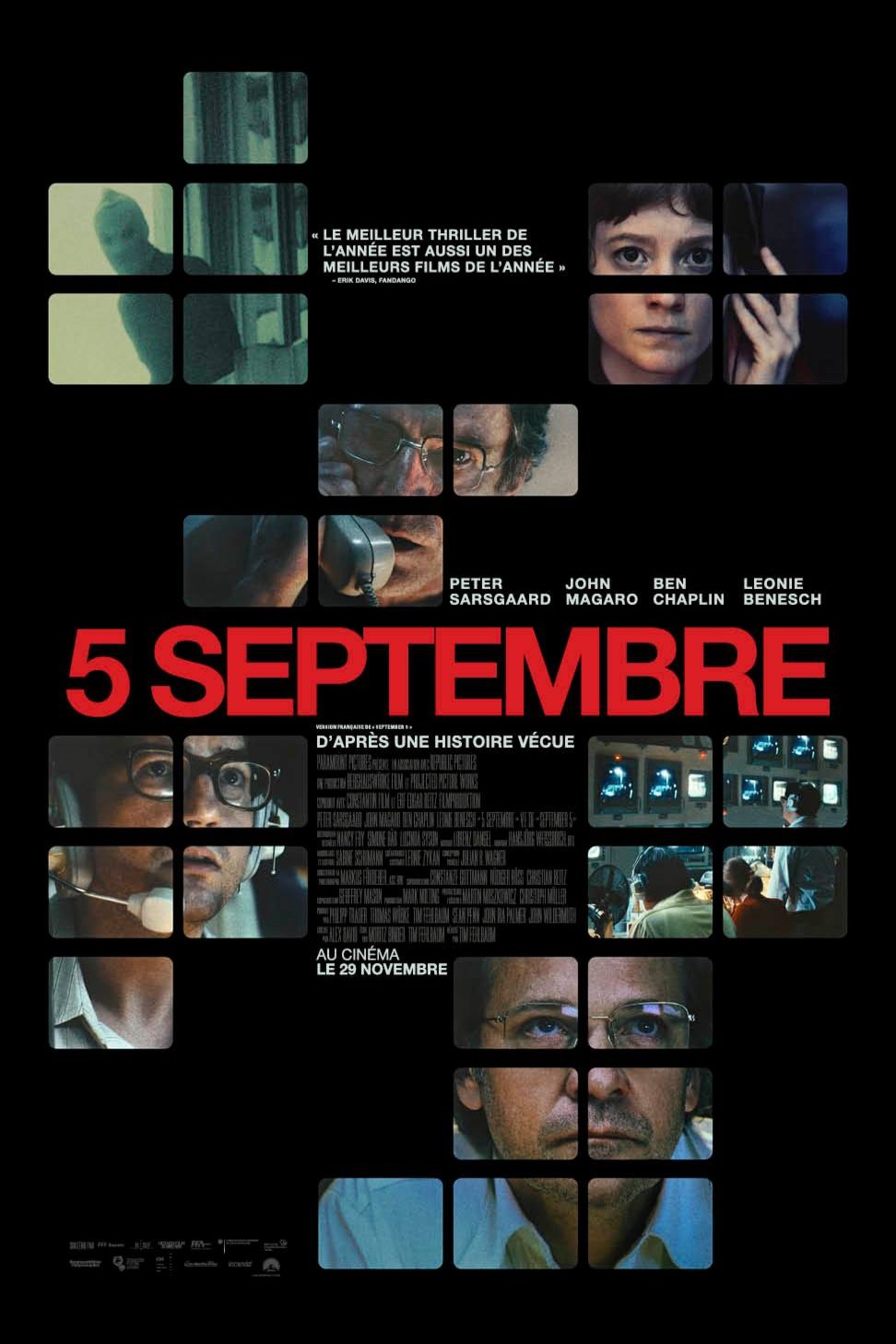 L'affiche du film 5 Septembre