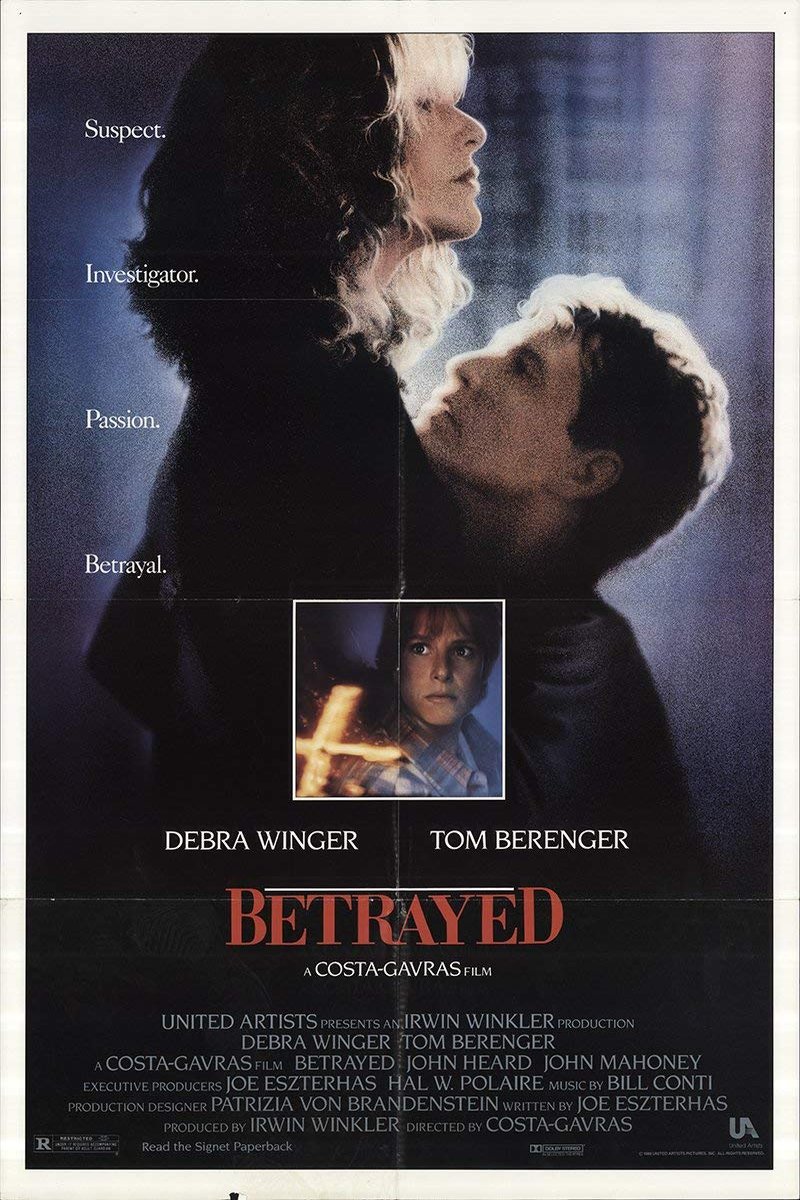 L'affiche du film Betrayed [1988]