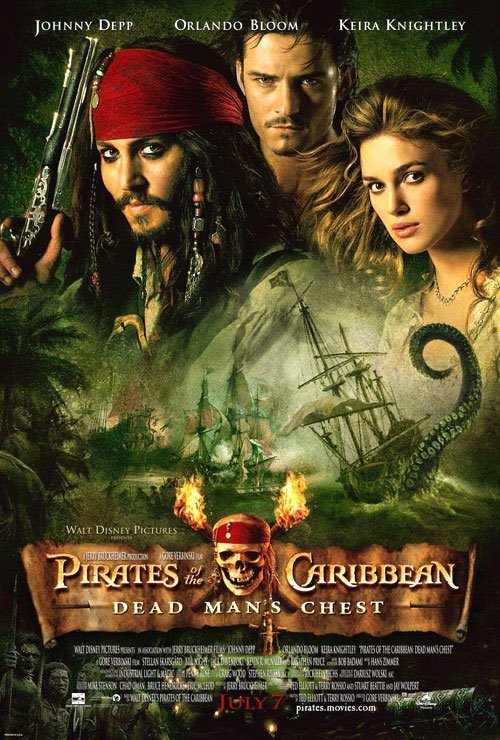 L'affiche du film Pirates des Caraïbes: Le Coffre du mort [2006]