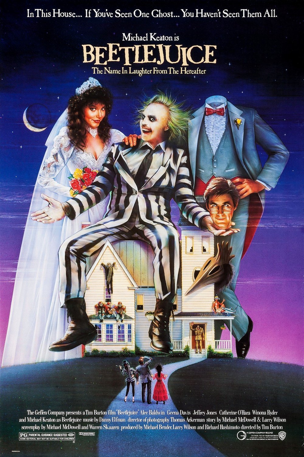 L'affiche du film Beetlejuice [1988]