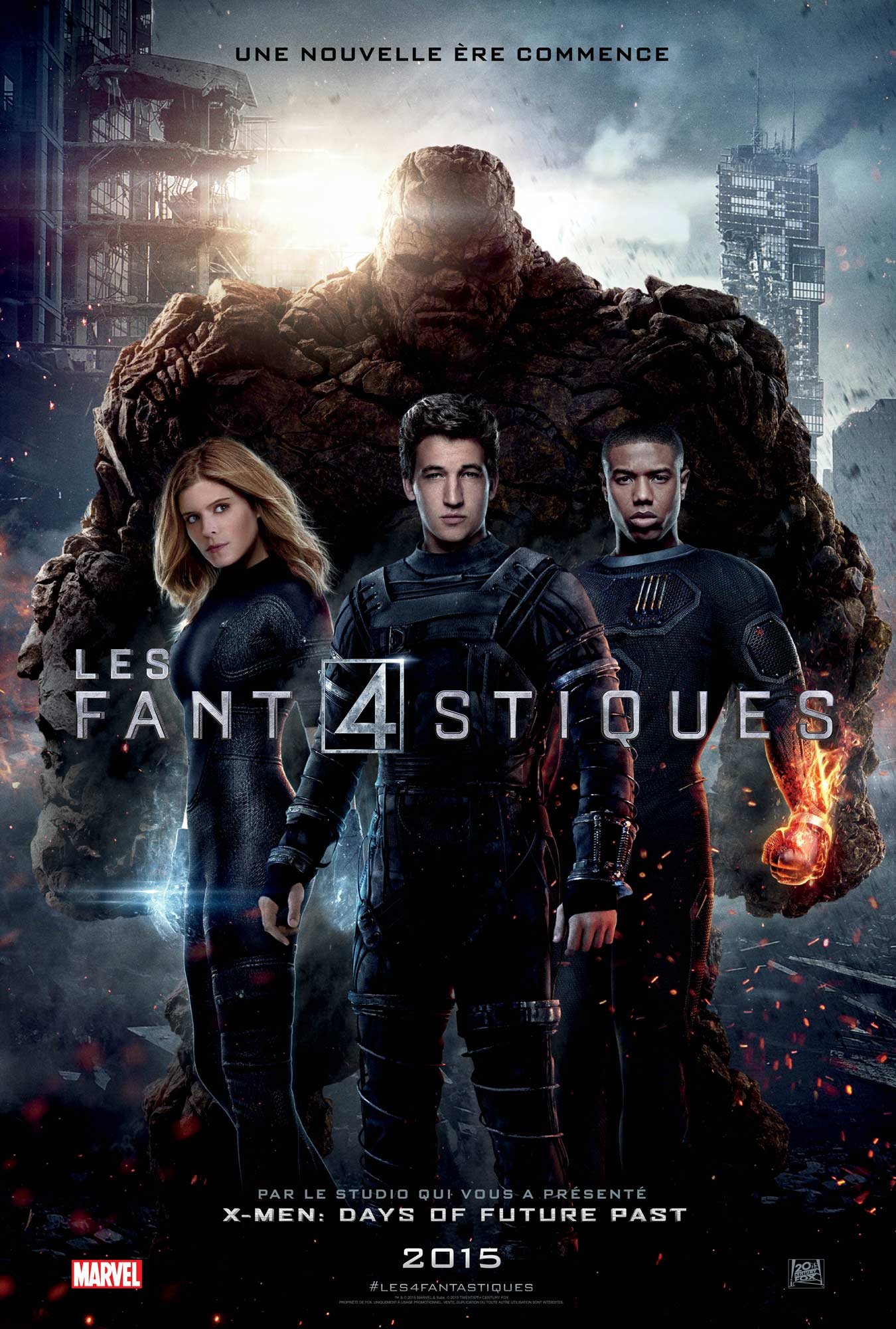 L'affiche du film Les 4 Fantastiques