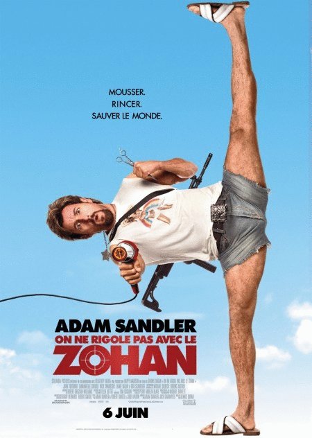 L'affiche du film On ne rigole pas avec le Zohan