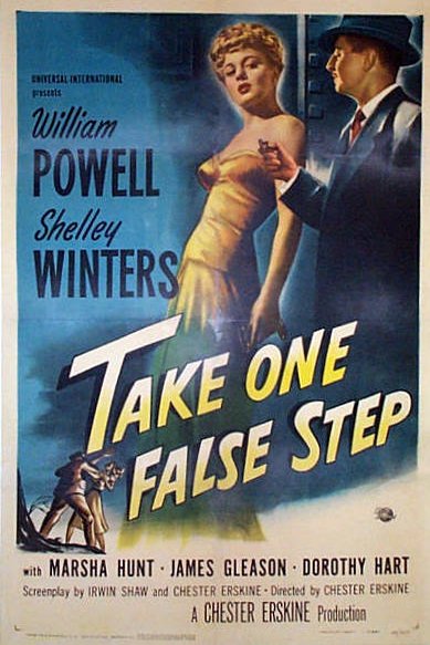 L'affiche du film Take One False Step [1949]