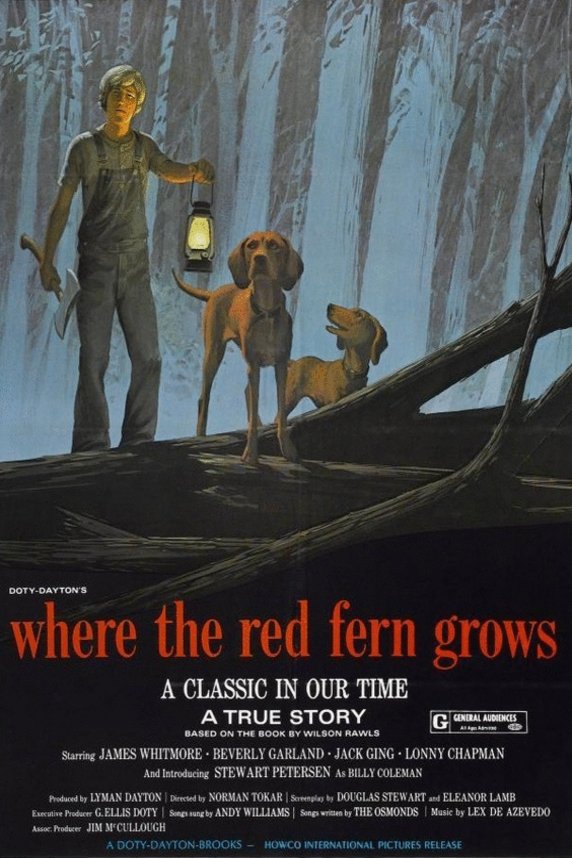 L'affiche du film Where the Red Fern Grows