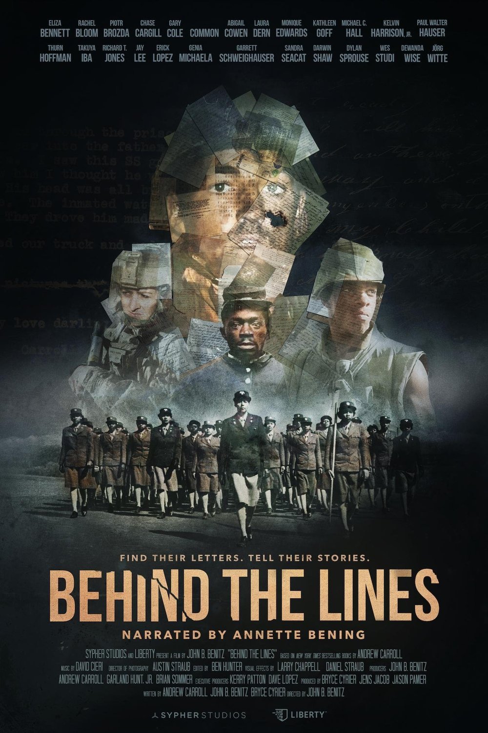 L'affiche du film Behind the Lines [2024]