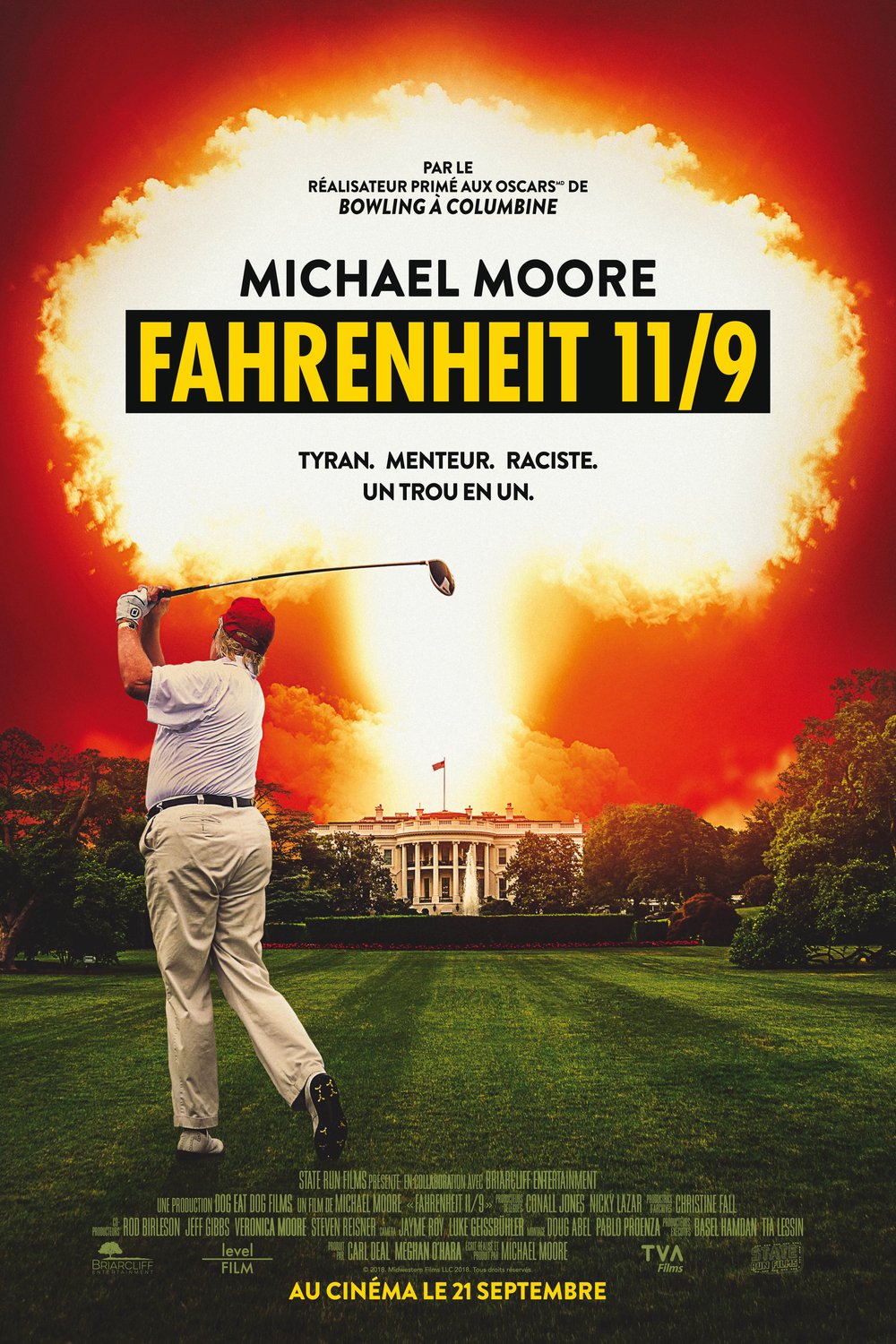 L'affiche du film Fahrenheit 11/9