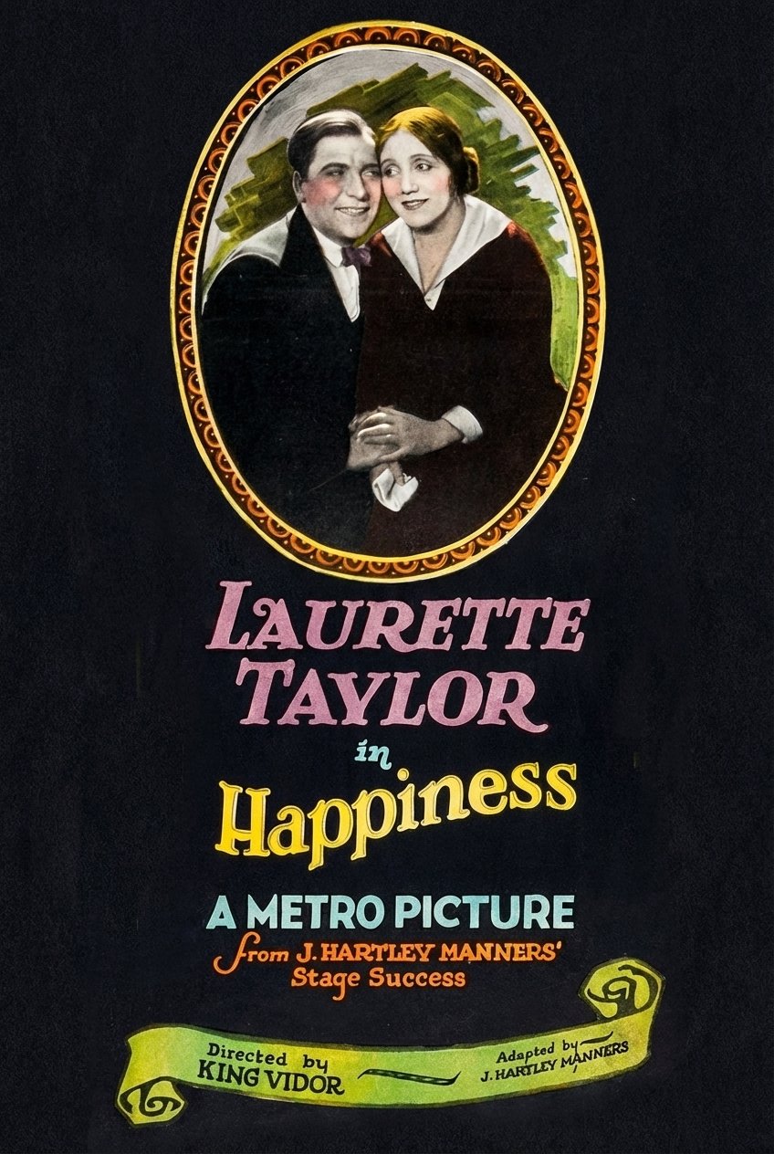 L'affiche du film Happiness [1924]