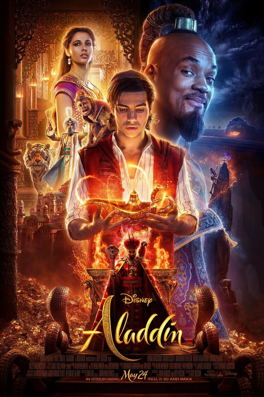 L'affiche du film Aladdin [2019]