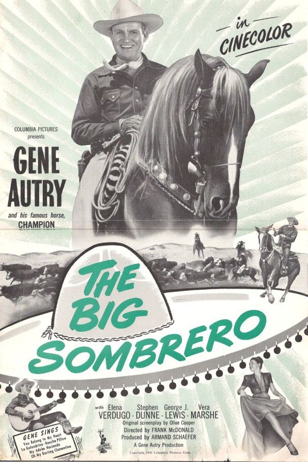 L'affiche du film The Big Sombrero [1949]