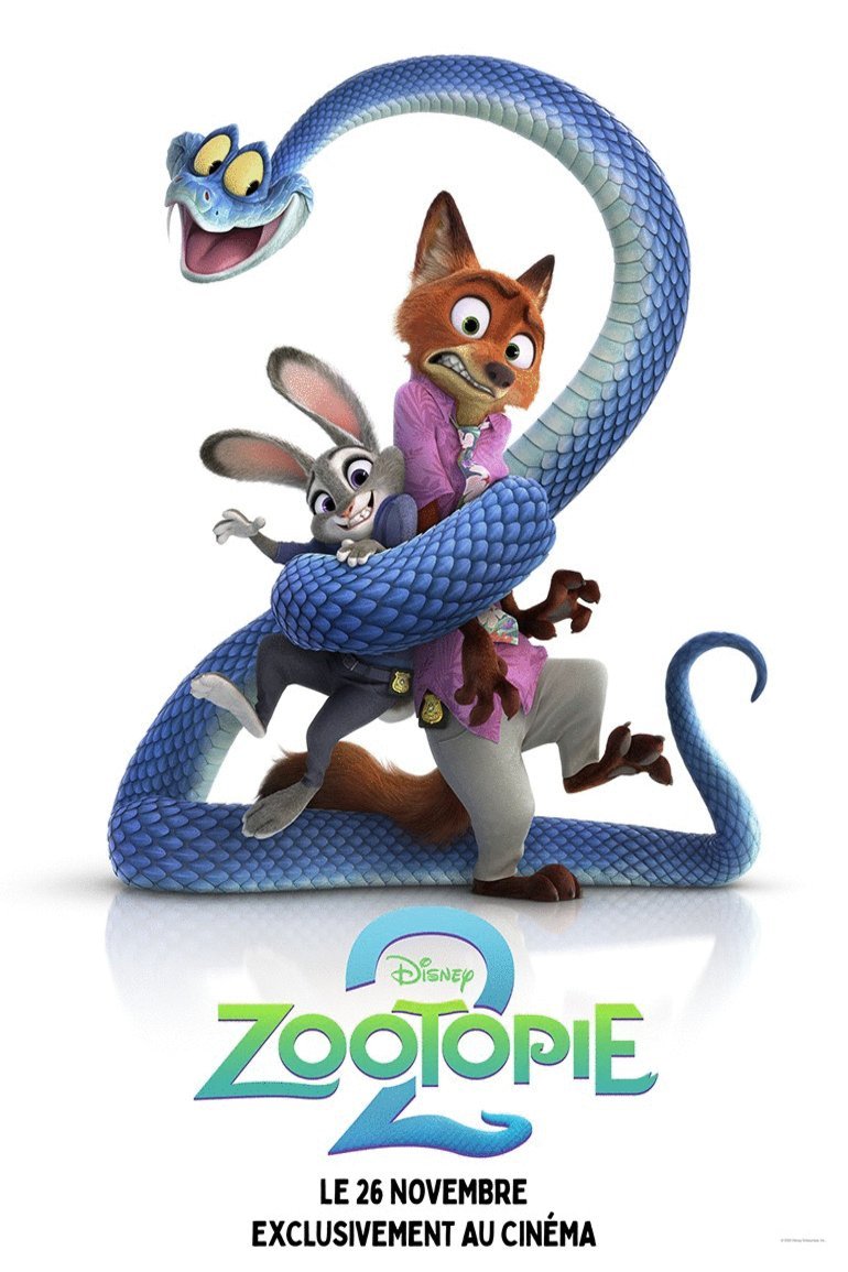L'affiche du film Zootopia 2 v.f. [2025]