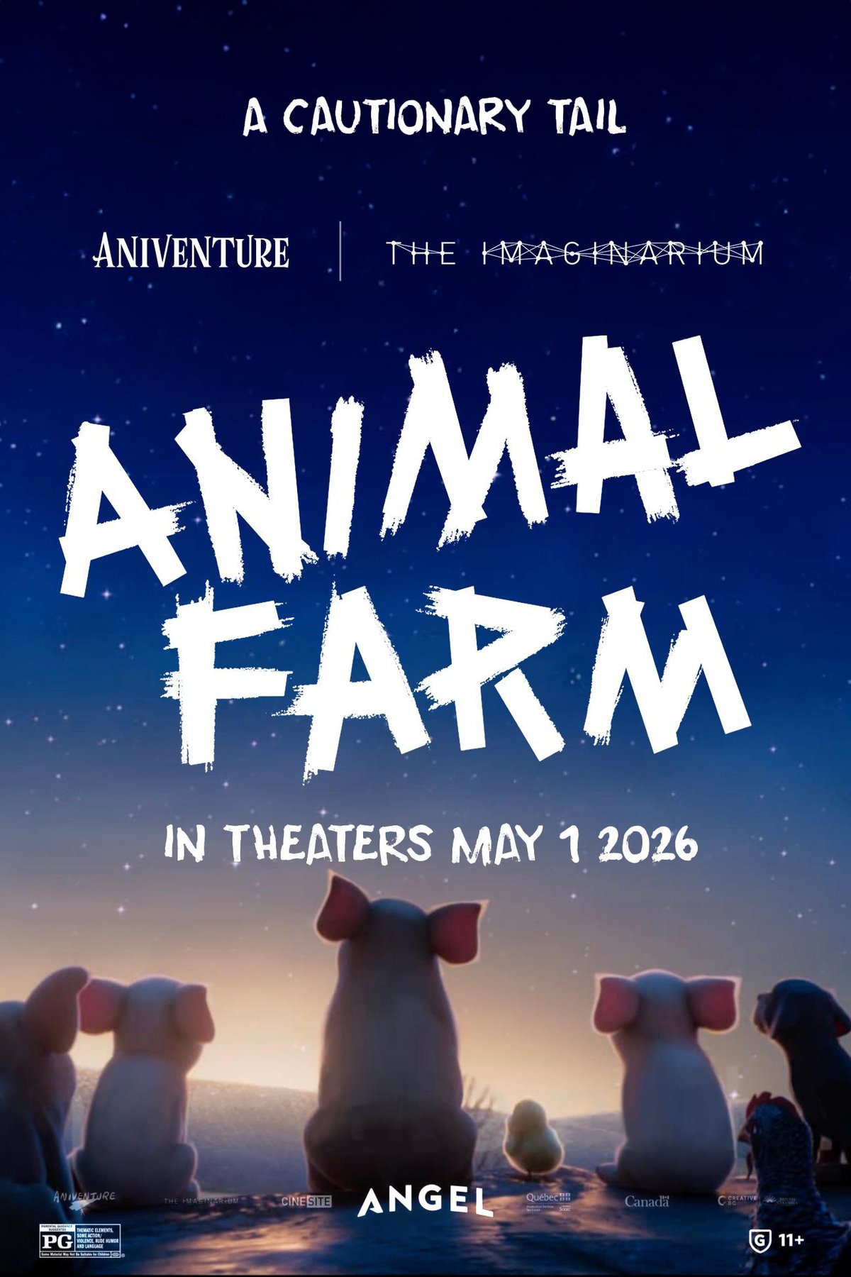 L'affiche du film Animal Farm
