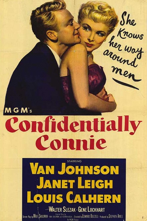 L'affiche du film Confidentially Connie [1953]