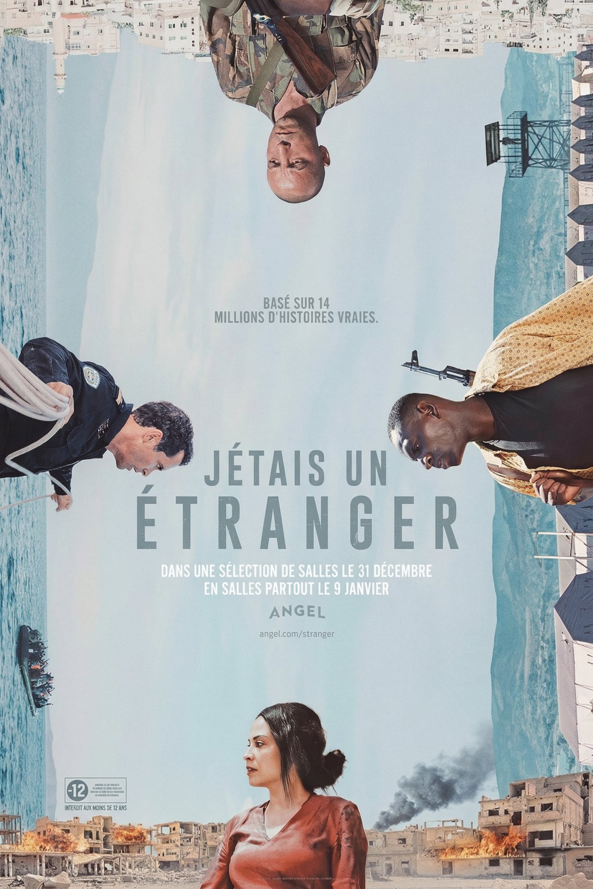L'affiche du film J'étais un étranger