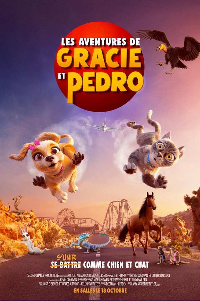 L'affiche du film Les aventures de Gracie et Pedro [2024]