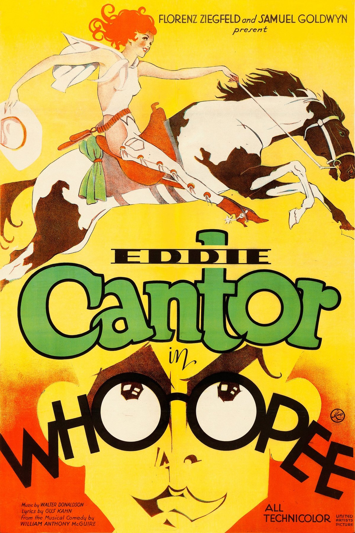 L'affiche du film Whoopee! - A Musical Comedy of the Great Wide West [1930]