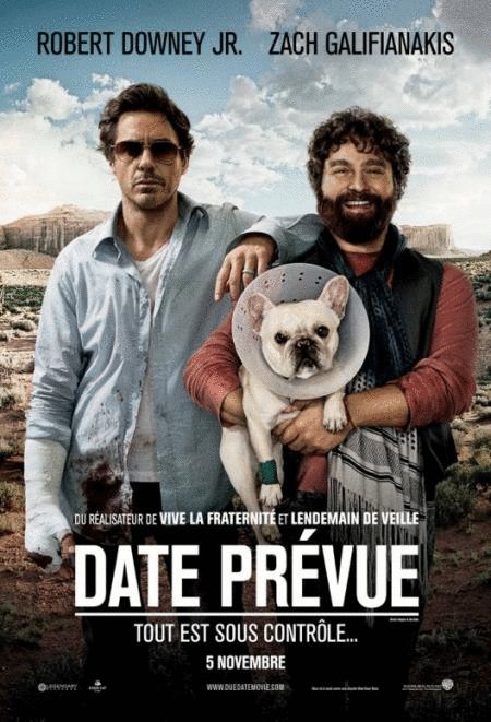 L'affiche du film Date prévue