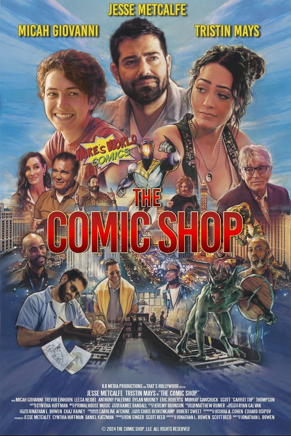 L'affiche du film The Comic Shop