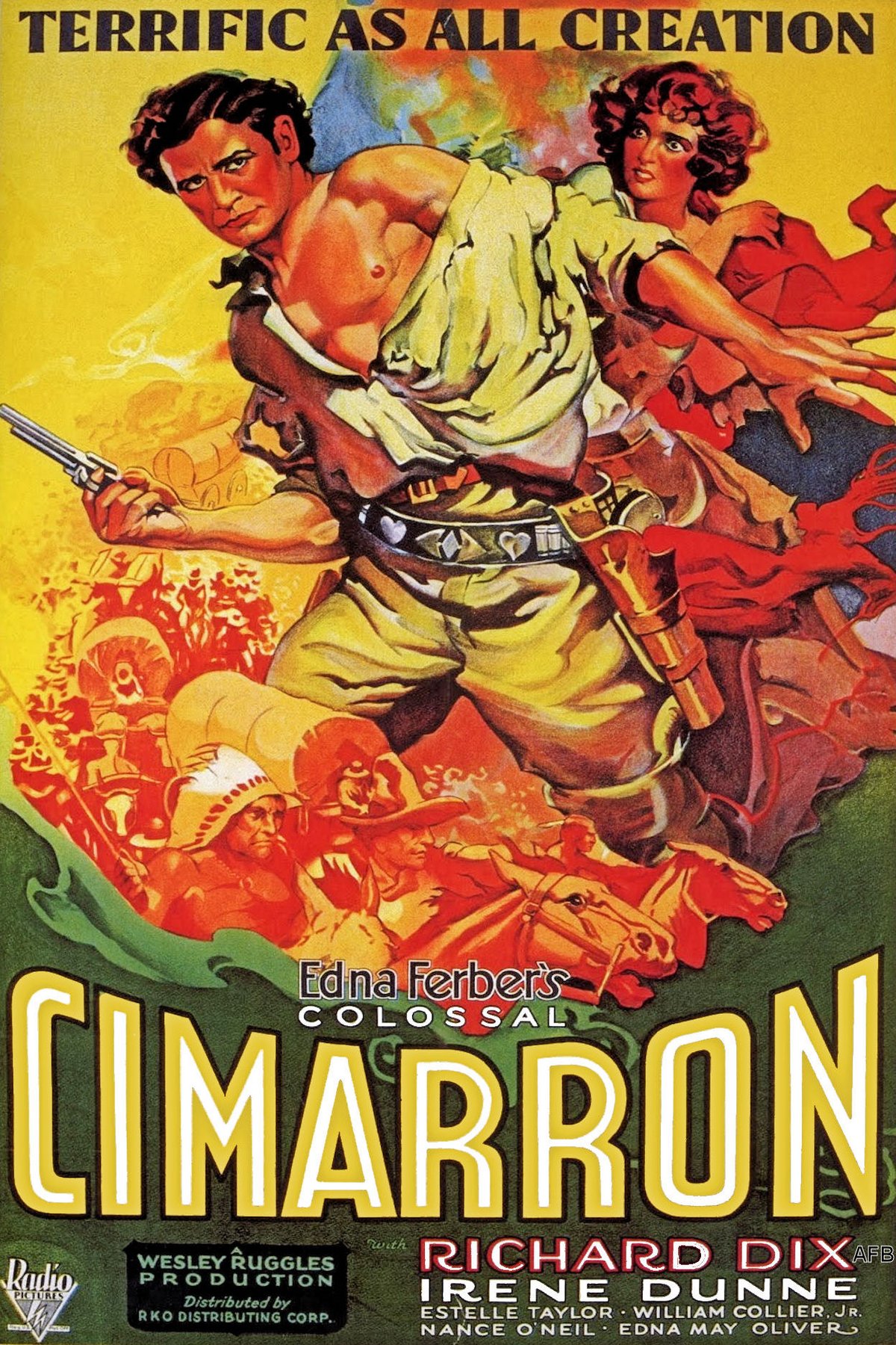 L'affiche du film Cimarron