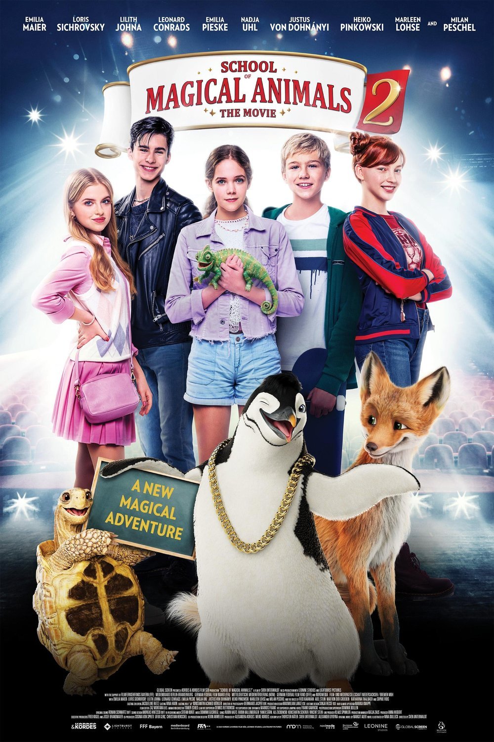 L'affiche originale du film School of Magical Animals 2 en allemand