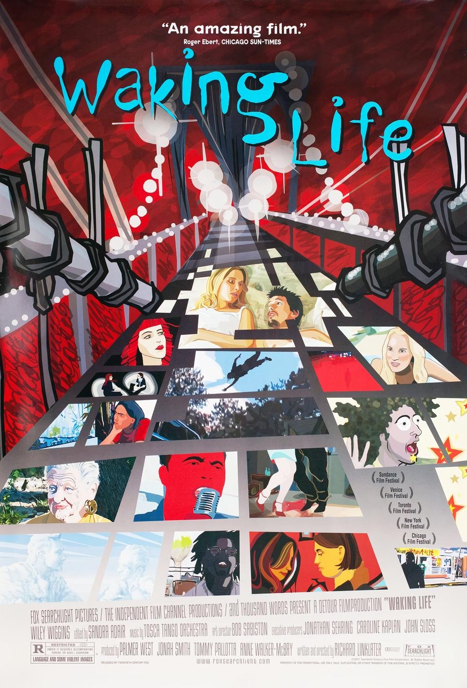 Poster of the movie Waking Life [2001]