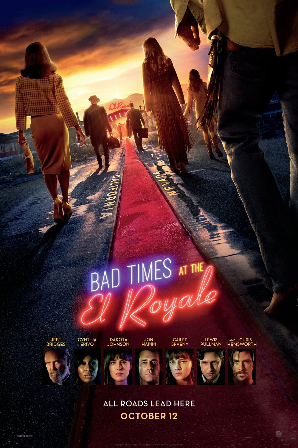 L'affiche du film Bad Times at the El Royale [2018]