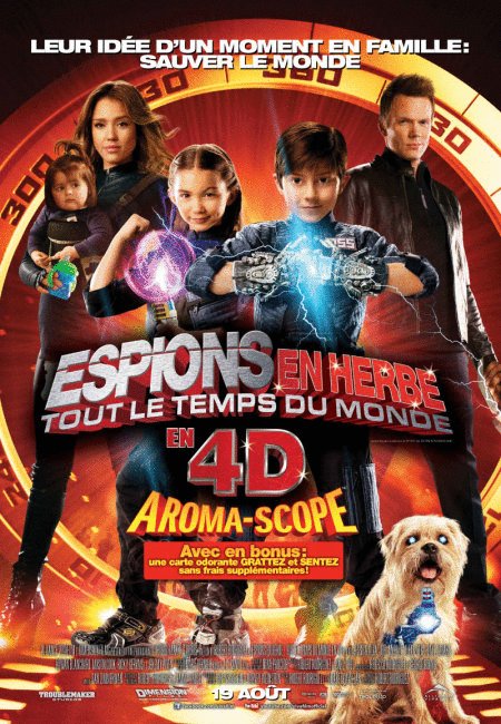 L'affiche du film Espions en herbe 4: Tout le temps du monde