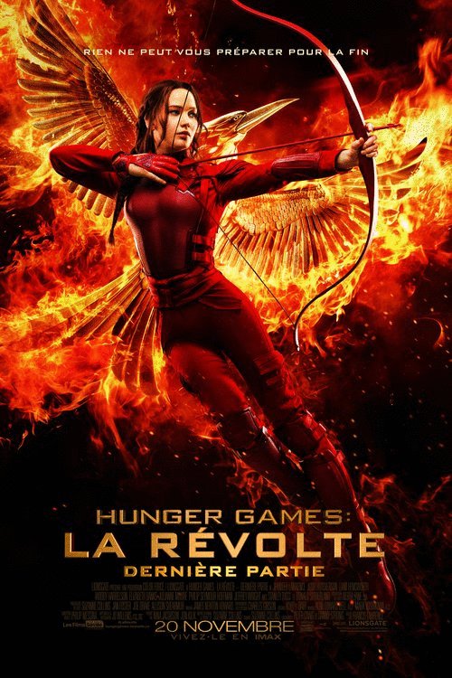 L'affiche du film Hunger Games: La Révolte - Dernière partie