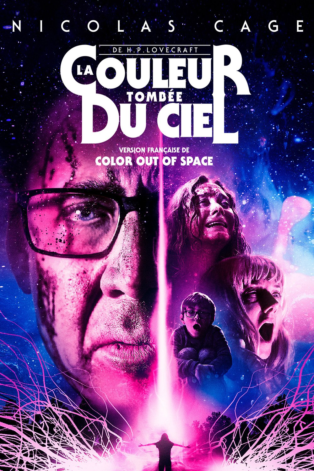 L'affiche du film La Couleur tombée du ciel